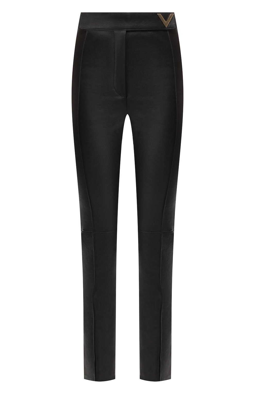 Кожаные брюки VALENTINO, арт. RB3NF00U45H, фото 1