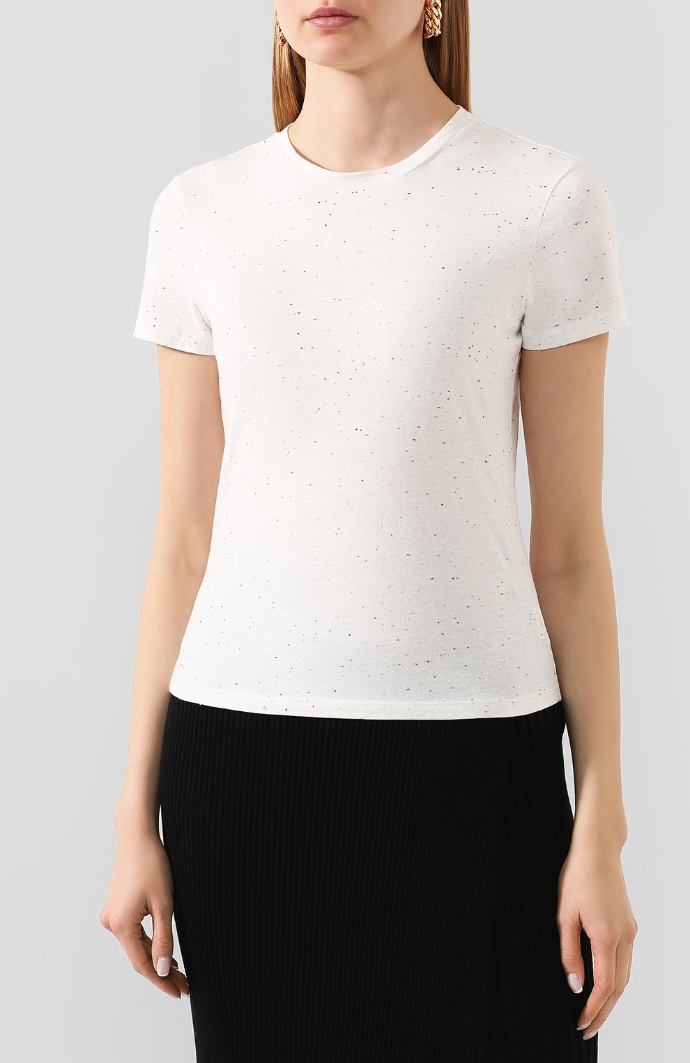 Хлопковая футболка THEORY, арт. K0224513, фото 3