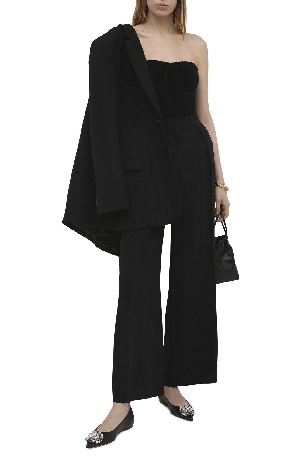 Кожаные балетки ALEXANDER MCQUEEN, арт. 651814/WIA11, фото 2