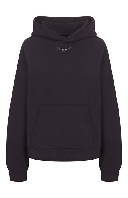 Женский хлопковая толстовка ZADIG AND VOLTAIRE, арт. JWSS00600