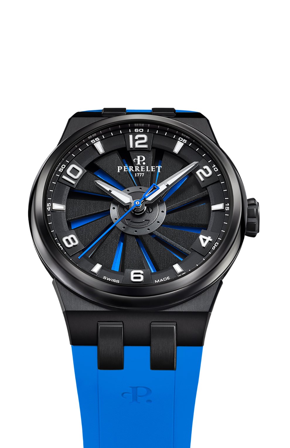 Часы turbine titanium blue PERRELET бесцветного цвета по цене 587700 руб., арт. A4067/2, фото 2 Часы turbine titanium blue PERRELET, арт. A4067/2, фото 2