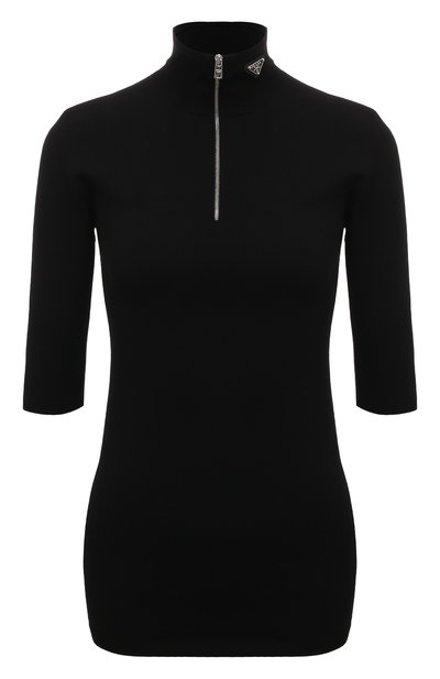 Женский пуловер из вискозы и шерсти PRADA, арт. P26414-1Y86-F0002-212