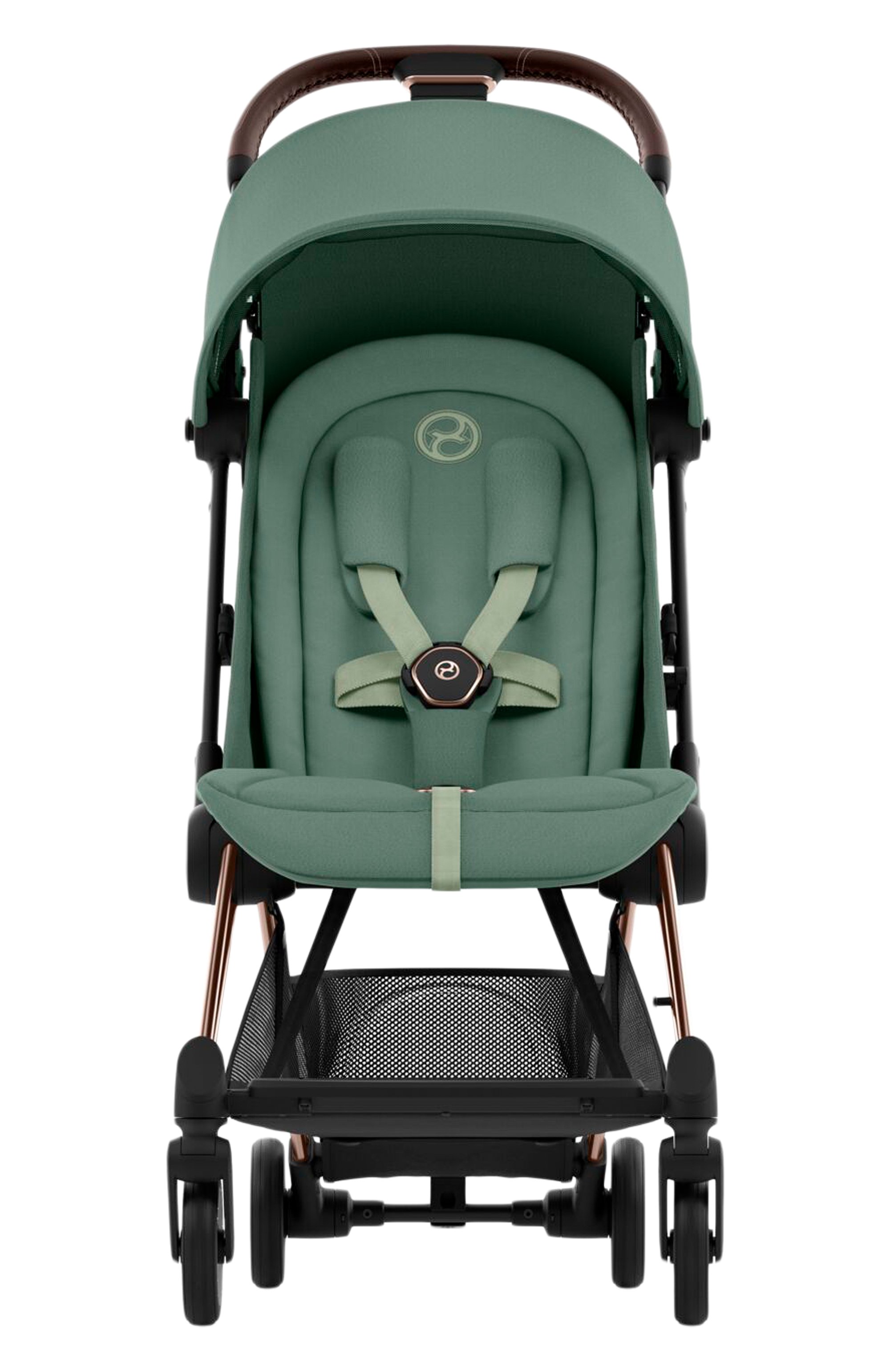 Коляска прогулочная coya rosegold CYBEX зеленого цвета по цене 67910 руб., арт. 522004285, фото 3 Коляска прогулочная coya rosegold CYBEX, арт. 522004285, фото 3