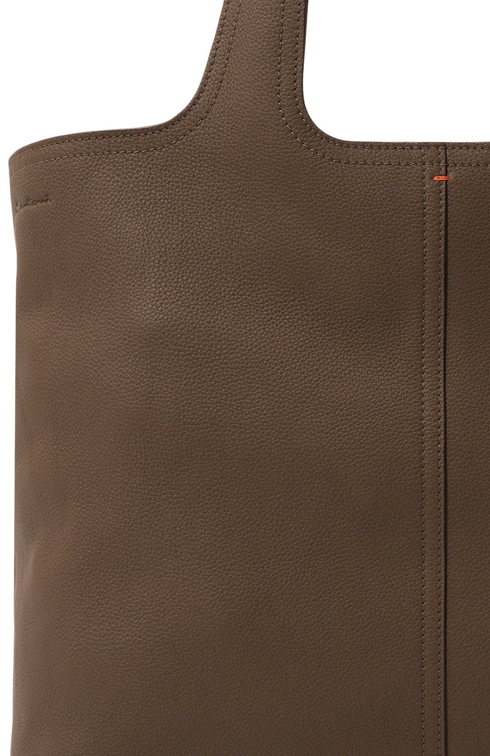 Сумка-тоут donna SANTONI коричневого цвета по цене 190500 руб., арт. DIBGA2555BA-ATGC, фото 3 Сумка-тоут donna SANTONI, арт. DIBGA2555BA-ATGC, фото 3