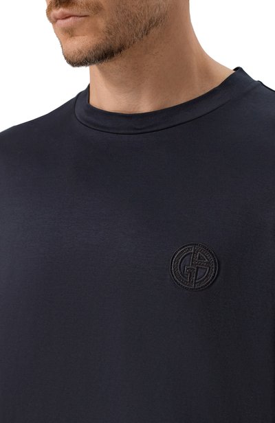 Хлопковая футболка GIORGIO ARMANI, арт. GM000315/AF30132, фото 5