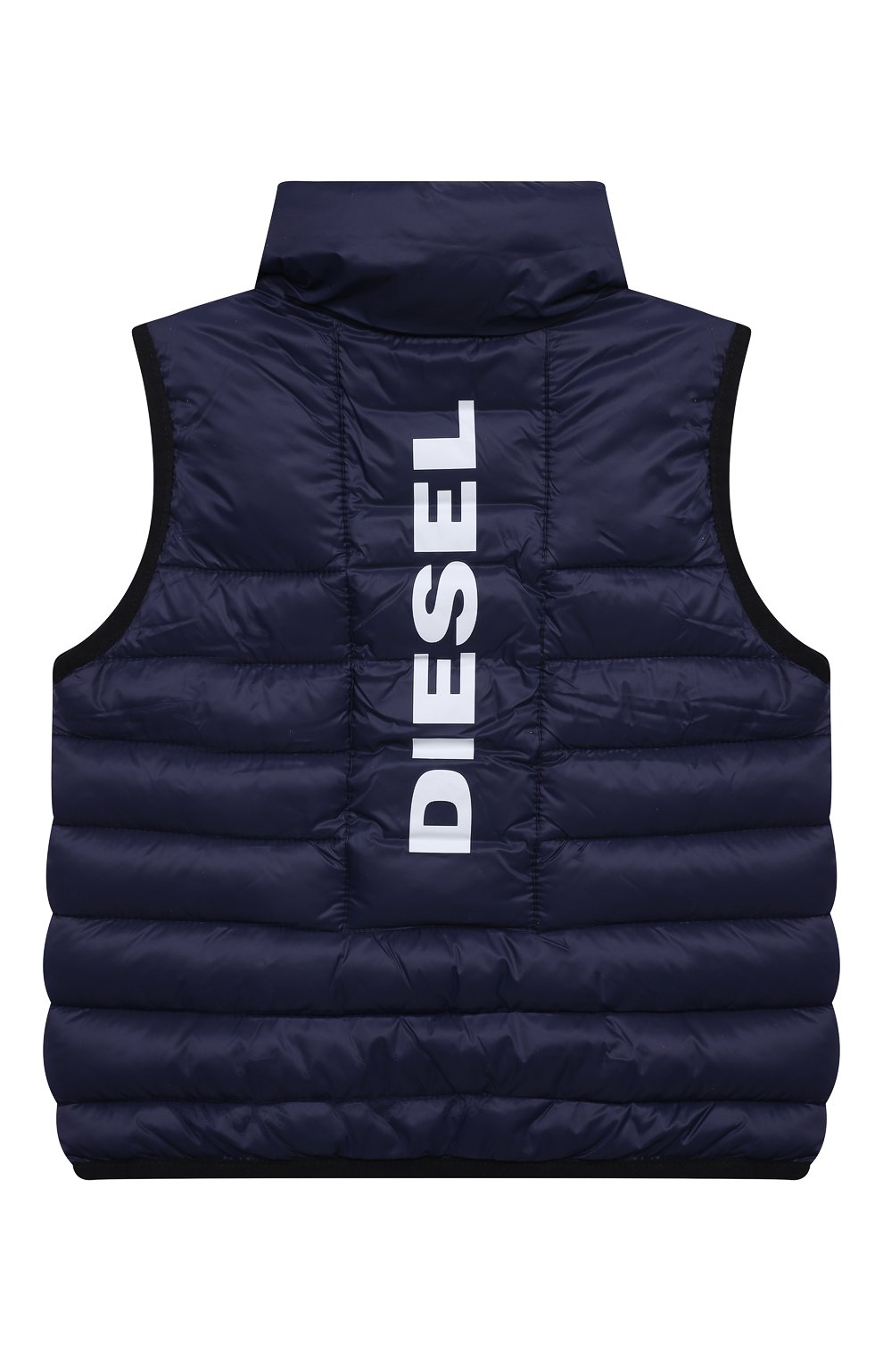 Утепленный жилет DIESEL темно-синего цвета по цене 12100 руб., арт. K00331/KXBDY, фото 2 Утепленный жилет DIESEL, арт. K00331/KXBDY, фото 2