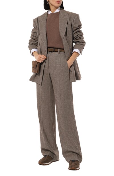 Замшевые кроссовки BRUNELLO CUCINELLI, арт. MZSFG2796, фото 2