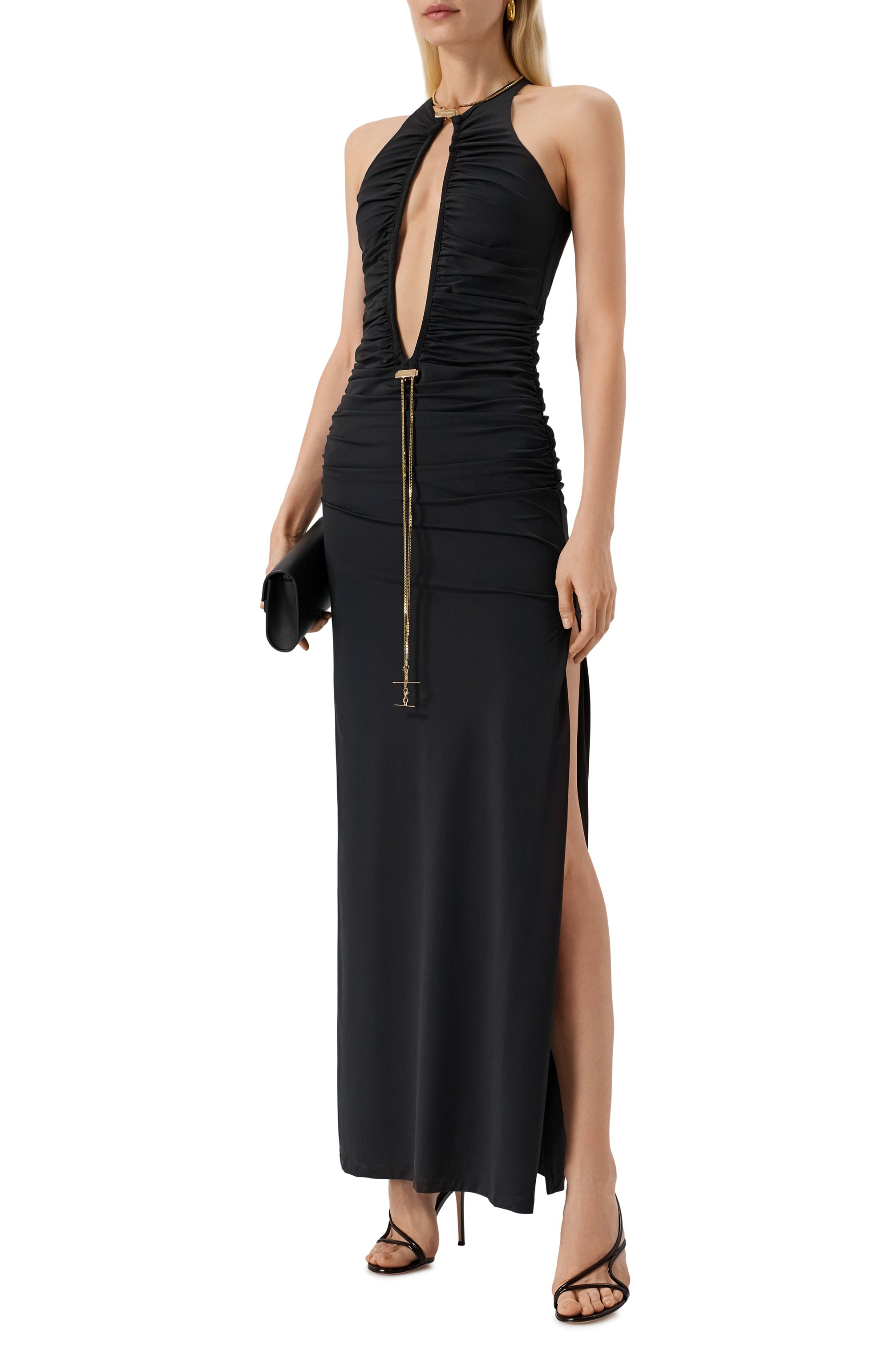 Платье DANAME черного цвета по цене 121500 руб., арт. 625FW67360, фото 2 Платье DANAME, арт. 625FW67360, фото 2