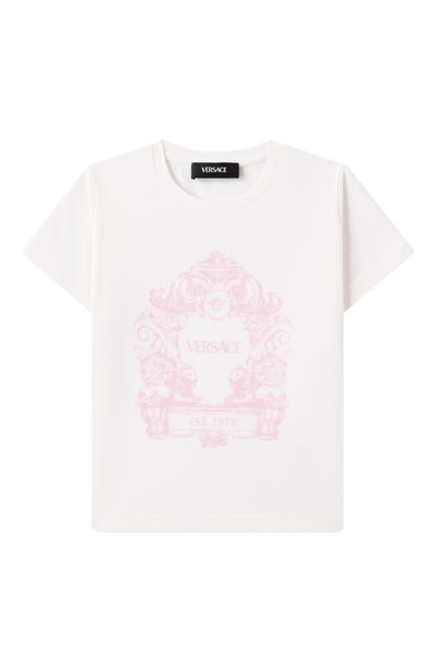 Хлопковая футболка VERSACE, арт. 1018342/1A13239