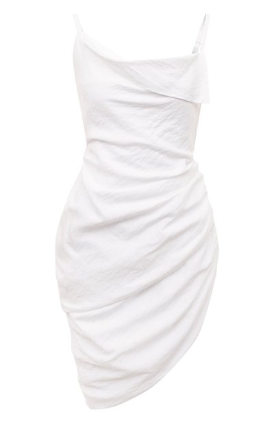 Женское платье из вискозы JACQUEMUS, арт. 22E213DR106/1020WHITE