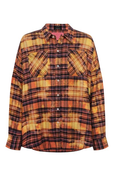 Мужская хлопковая рубашка R13, арт. R13MR015-R418B