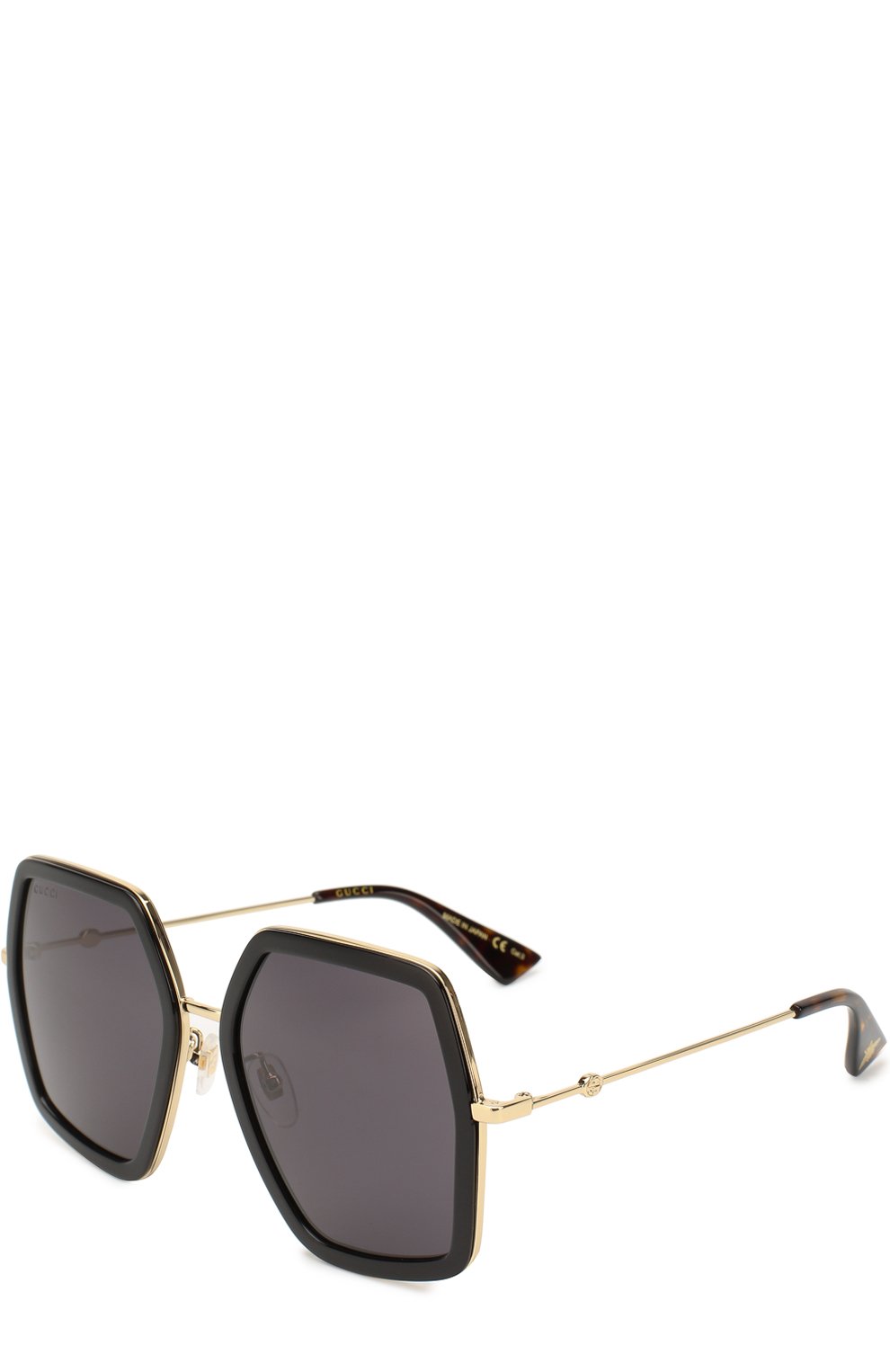 Солнцезащитные очки GUCCI черного цвета по цене 25150 руб., арт. GG0106 001, фото 1 Солнцезащитные очки GUCCI, арт. GG0106 001, фото 1