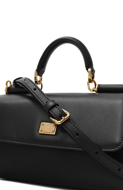 Сумка my sicily mini DOLCE & GABBANA черного цвета по цене 192500 руб., арт. BB7864/B7321, фото 3 Сумка my sicily mini DOLCE & GABBANA, арт. BB7864/B7321, фото 3