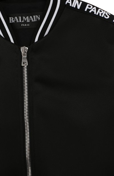 Текстильный бомбер на молнии BALMAIN, арт. 6K2557/KB660/12-16, фото 3