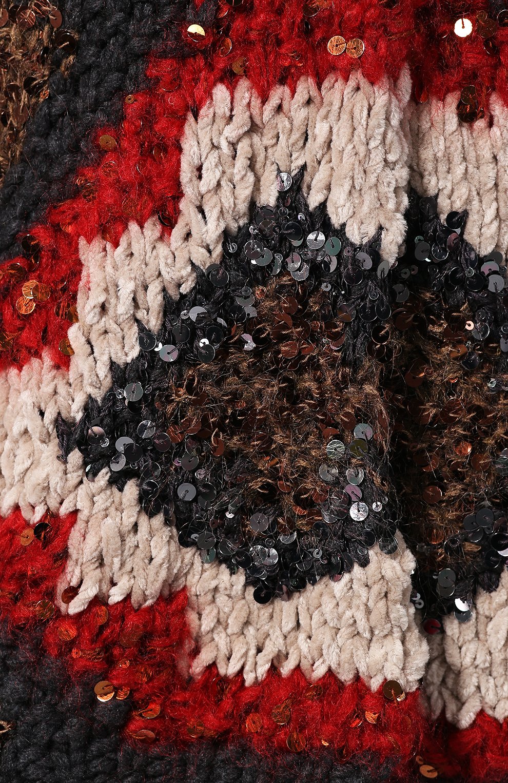 Вязаной кардиган с поясом и пайетками BRUNELLO CUCINELLI, арт. M9Z611026, фото 5