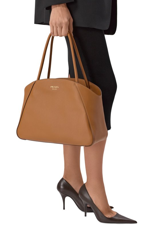 Сумка-тоут Prada 1BG519/2CYS Коричневый  1BG519/2CYS Фото 2