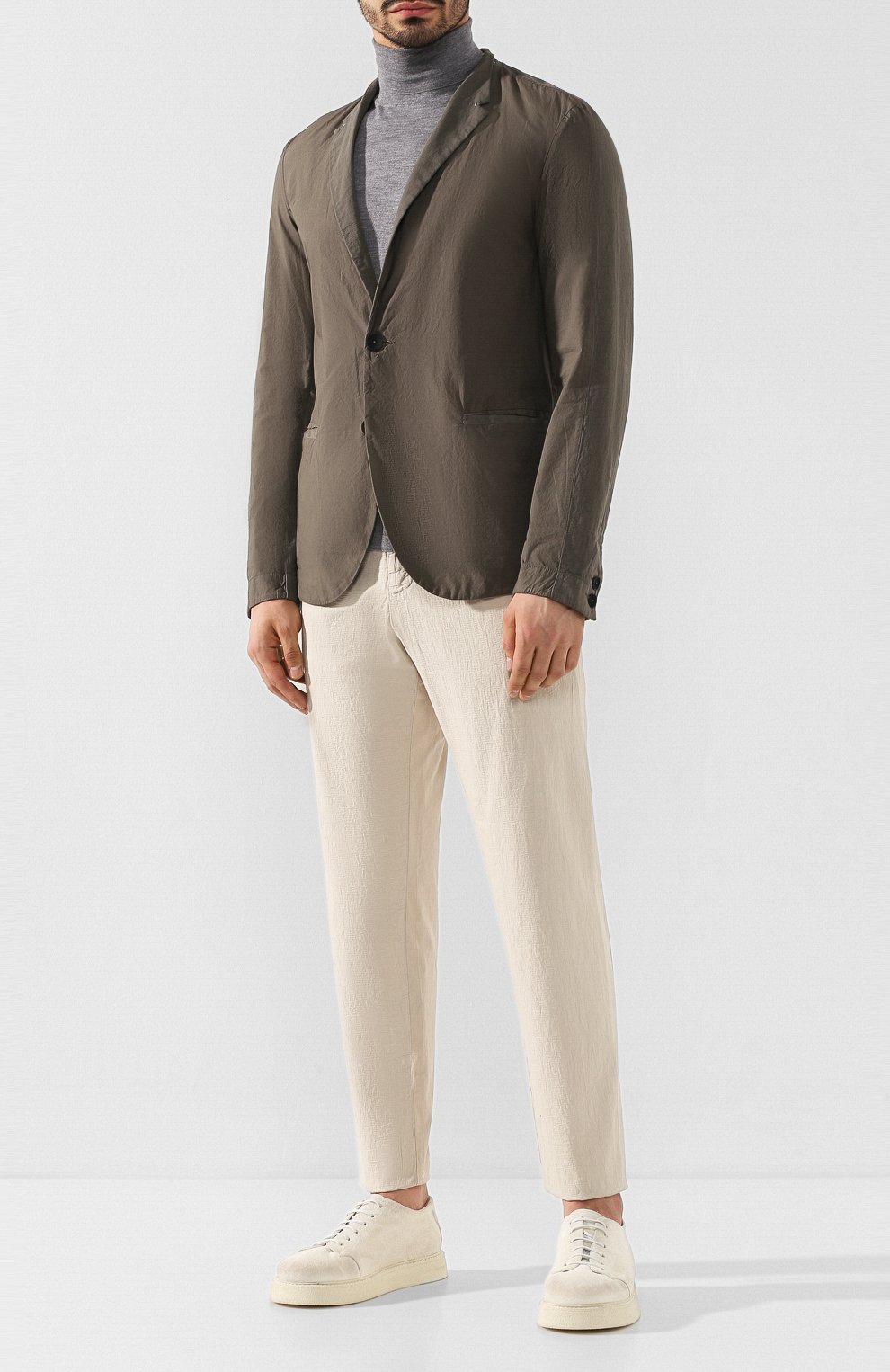 Хлопковый пиджак TRANSIT, арт. CFUTRKB113, фото 2