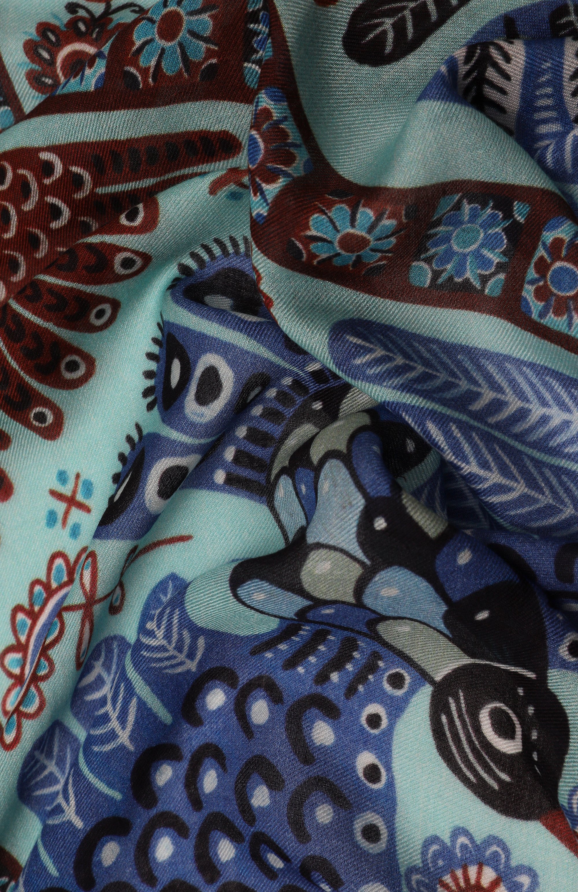 Шелковая шаль небеса GOURJI, арт. 91144922/44117, фото 4