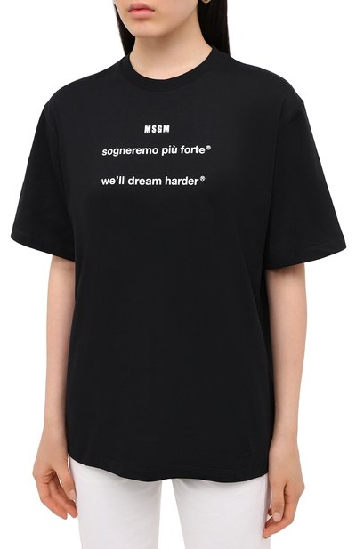 Хлопковая футболка MSGM, арт. 2941MDM179 207798, фото 3