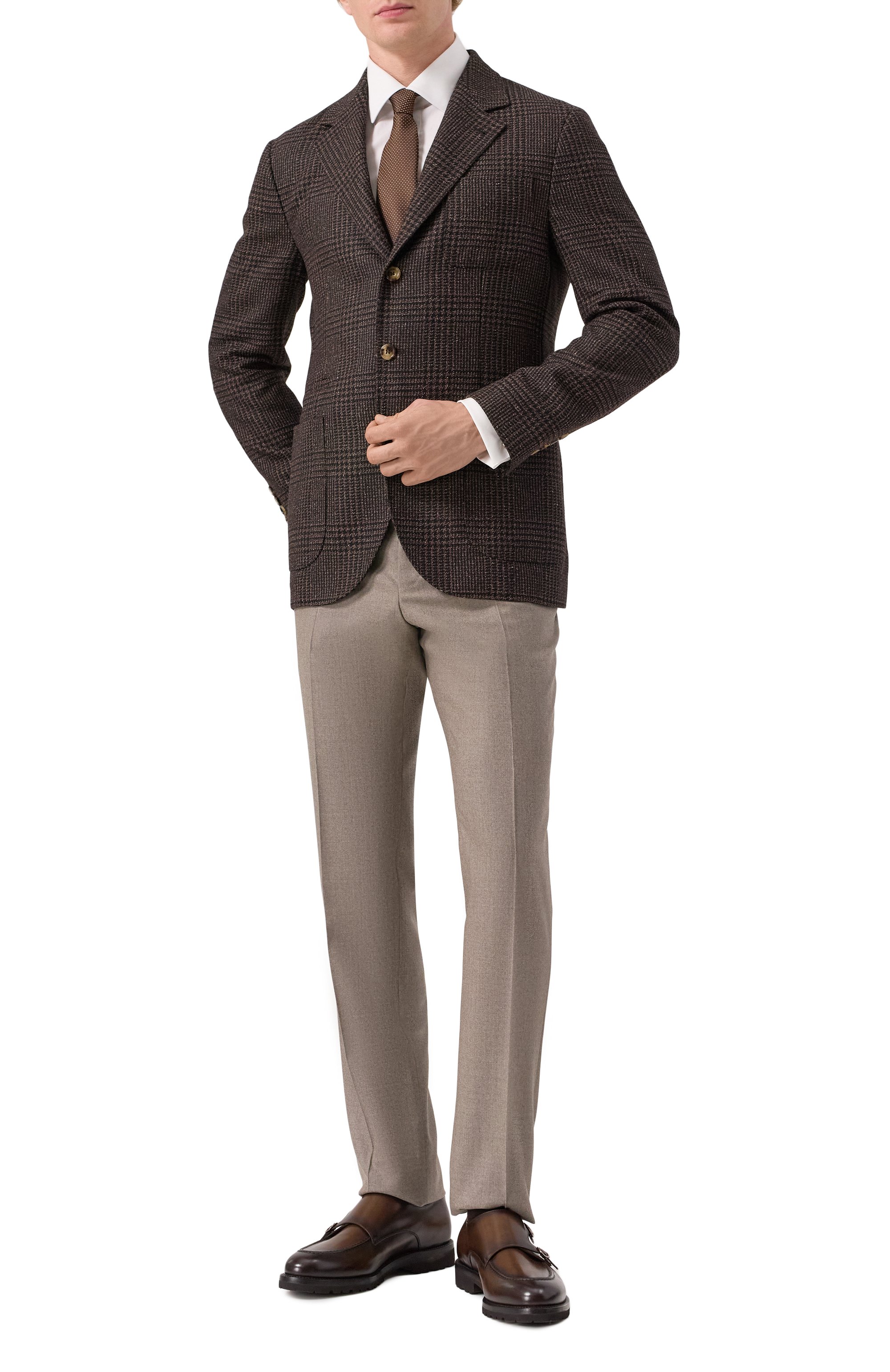 Пиджак из шерсти и шелка BRUNELLO CUCINELLI, арт. MV4167BND, фото 2