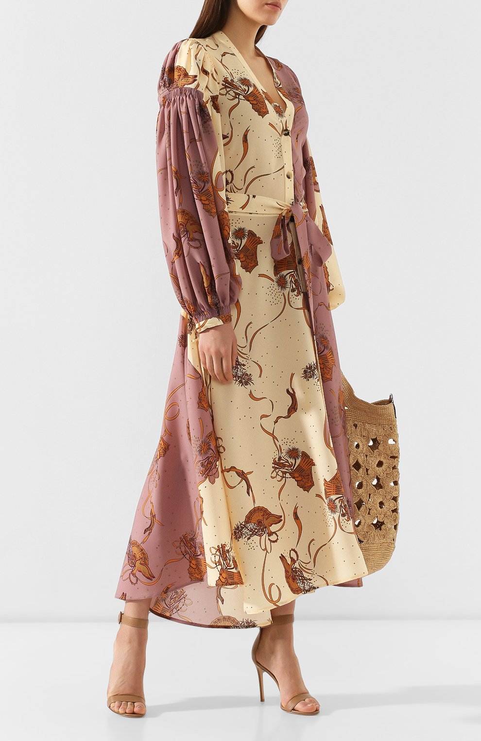 Платье loewe x paula's ibiza LOEWE бежевого цвета по цене 131000 руб., арт. S2296063R0, фото 2 Платье loewe x paula's ibiza LOEWE, арт. S2296063R0, фото 2