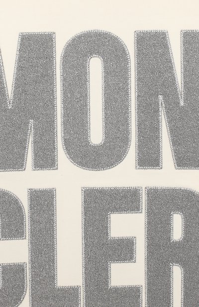 Хлопковый лонгслив MONCLER ENFANT белого цвета по цене 18500 руб., арт. E2-954-80741-50-87275/8-10A, фото 3 Хлопковый лонгслив MONCLER ENFANT, арт. E2-954-80741-50-87275/8-10A, фото 3