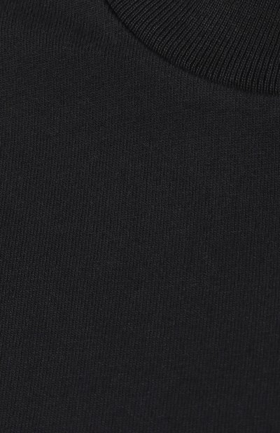 Хлопковая футболка HELMUT LANG черного цвета по цене 33100 руб., арт. J09DW501, фото 5 Хлопковая футболка HELMUT LANG, арт. J09DW501, фото 5