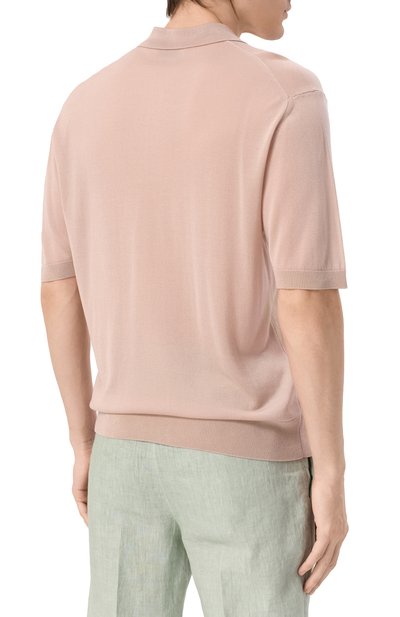 Поло LANEUS бежевого цвета по цене 34450 руб., арт. S5LAMAKP024, фото 4 Поло LANEUS, арт. S5LAMAKP024, фото 4