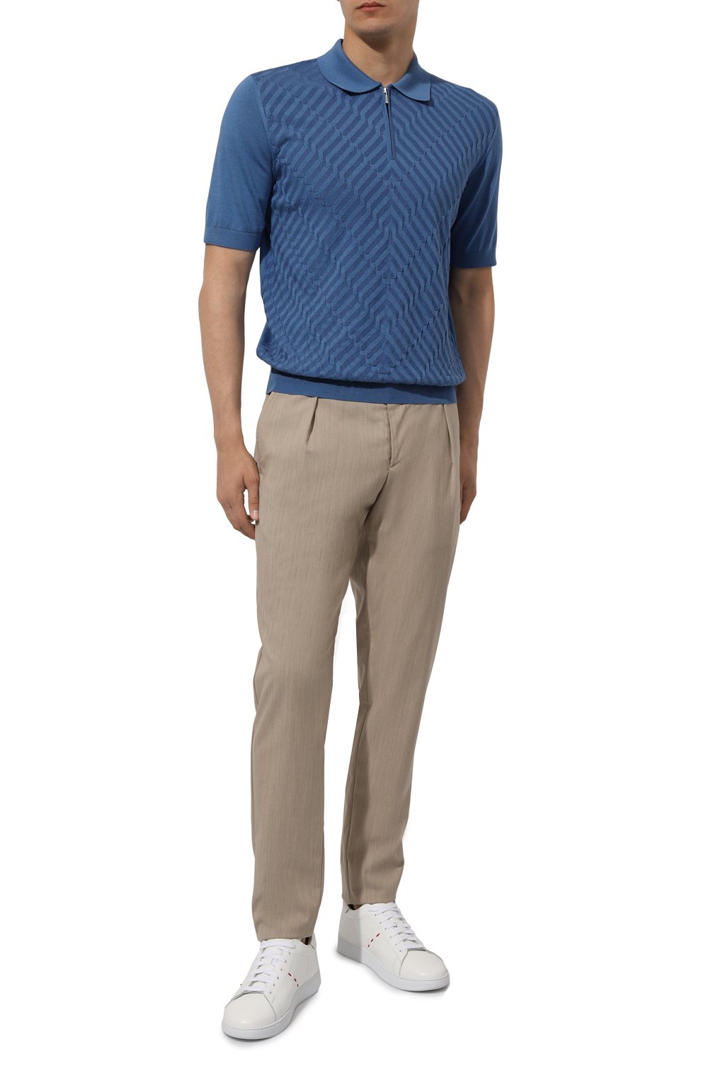 Поло из шелка и хлопка ZILLI, арт. KZP002M0145VVA000, фото 2