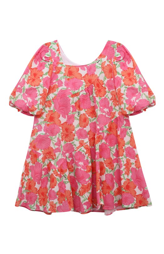 

Хлопковое платье MSGM kids, Разноцветный