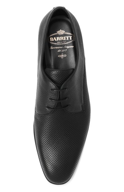 Кожаные дерби BARRETT черного цвета по цене 79950 руб., арт. 261U048.1/CERV0 ACC. F0. 45312, фото 5 Кожаные дерби BARRETT, арт. 261U048.1/CERV0 ACC. F0. 45312, фото 5