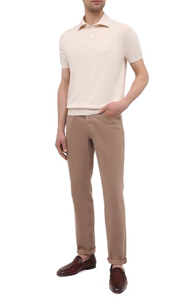 Кожаные лоферы SANTONI, арт. MCNC17565SA3EGTHQ52, фото 2