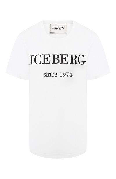 Женская хлопковая футболка ICEBERG, арт. 20E I2P0/F09A/6331