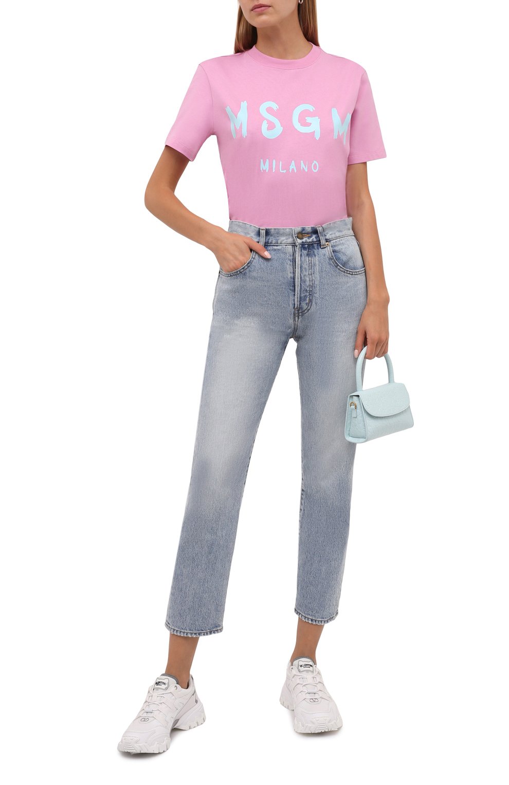 Хлопковая футболка MSGM, арт. 3141MDM510 217798, фото 2