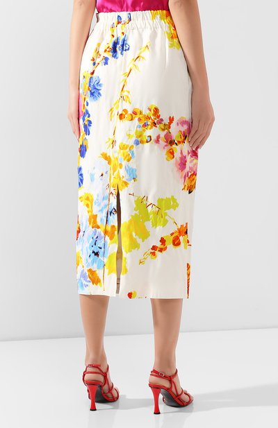 Юбка из смеси хлопка и вискозы DRIES VAN NOTEN кремового цвета по цене 66250 руб., арт. 201-30875-9059, фото 4 Юбка из смеси хлопка и вискозы DRIES VAN NOTEN, арт. 201-30875-9059, фото 4