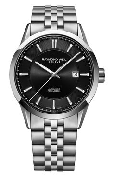 Мужские часы freelancer RAYMOND WEIL бесцветного цвета, арт. 2731-ST-20001 | Фото 1 (Механизм: Автомат; Материал корпуса: Сталь; Региональные ограничения белый список (Axapta Mercury): Не проставлено; Цвет циферблата: Чёрный; Нос: Не проставлено; Ограничения доставки: m-style)