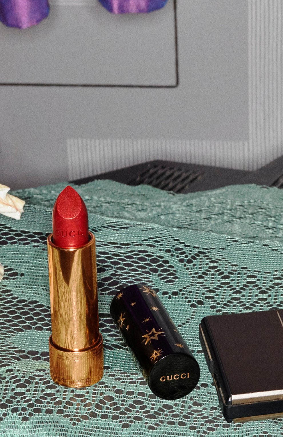 Помада с эффектом металлик, оттенок 025 goldie red GUCCI, арт. 3614229375763, фото 5