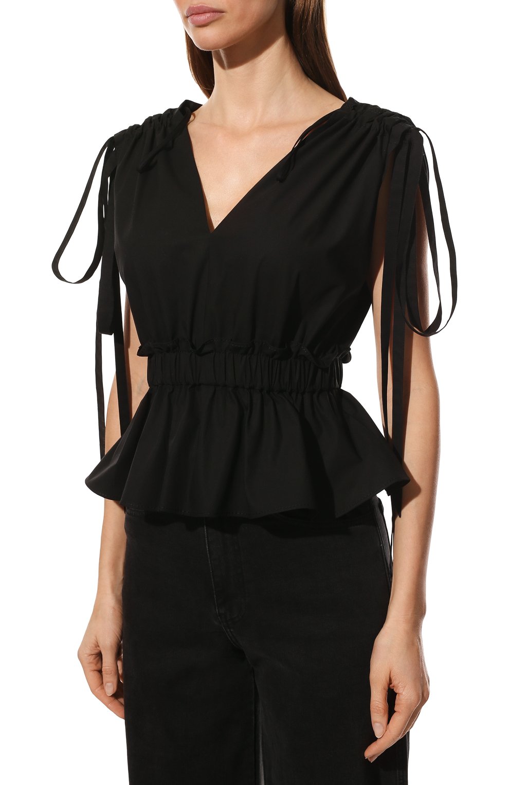 Хлопковый топ REDVALENTINO, арт. XR0AED50/0VU, фото 3