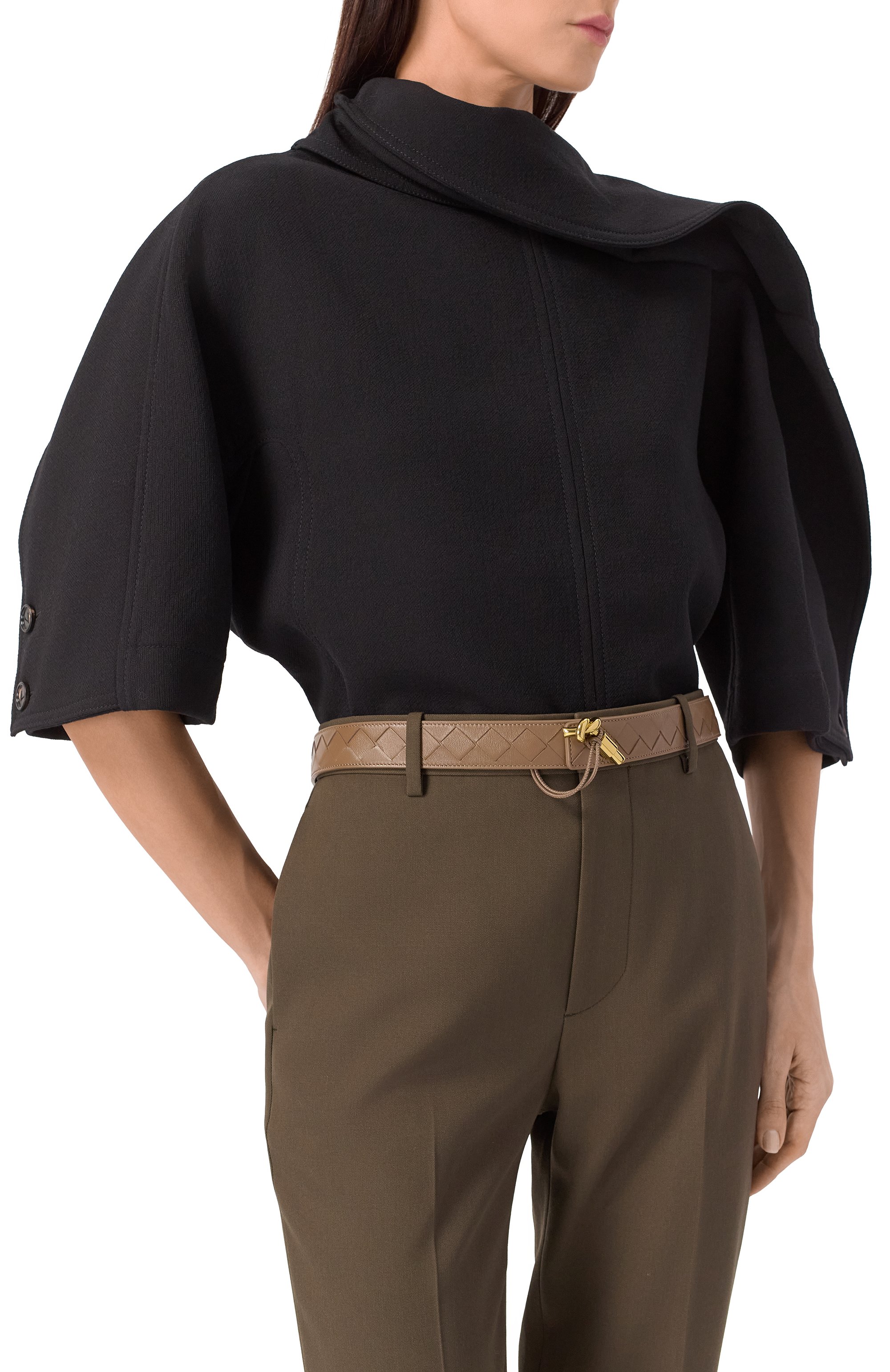 Кожаный ремень BOTTEGA VENETA, арт. 806097/VCPP5, фото 2