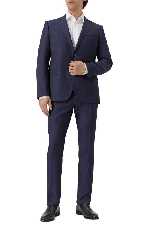 Шерстяной пиджак Emporio Armani EM000095/TE13607 Синий  EM000095/TE13607 Фото 2