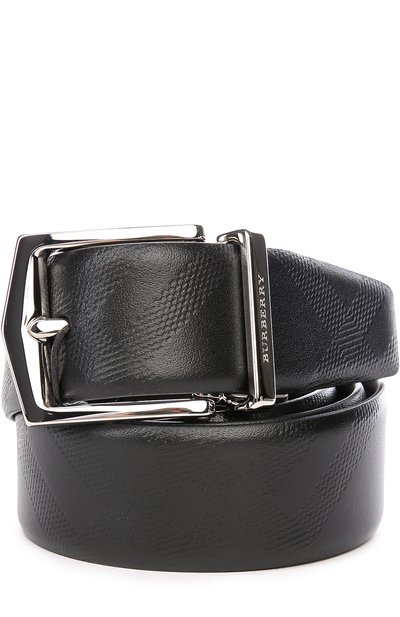 Кожаный ремень с металлической пряжкой BURBERRY, арт. 3977629, фото 1