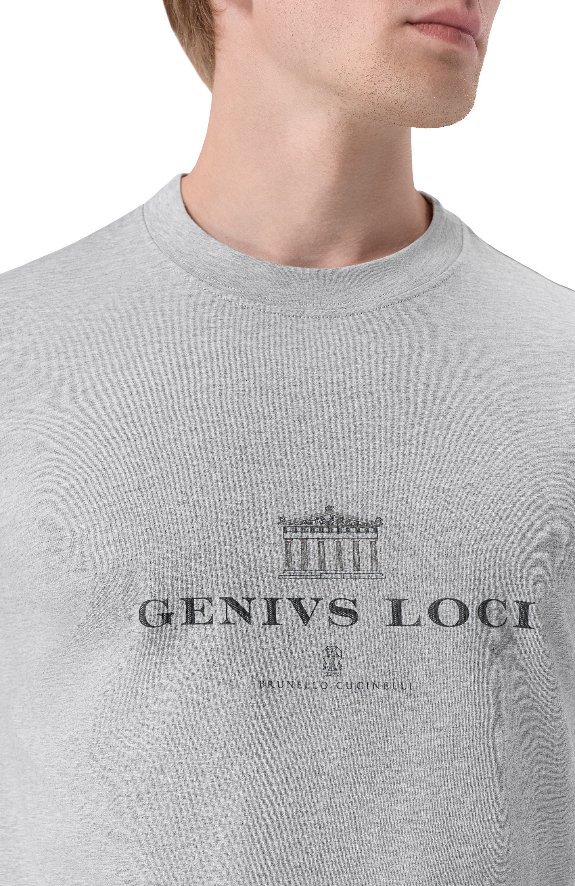 Хлопковая футболка BRUNELLO CUCINELLI, арт. M0B138520, фото 5