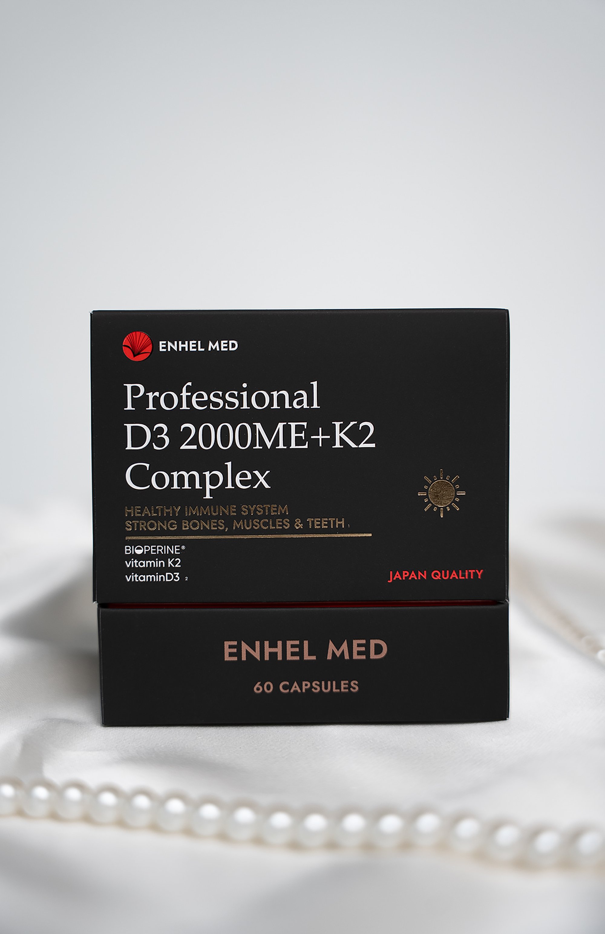 Витаминный комплекс d3 + k2 с биоперином (60шт.) ENHEL BEAUTY, арт. 4603744792482, фото 4