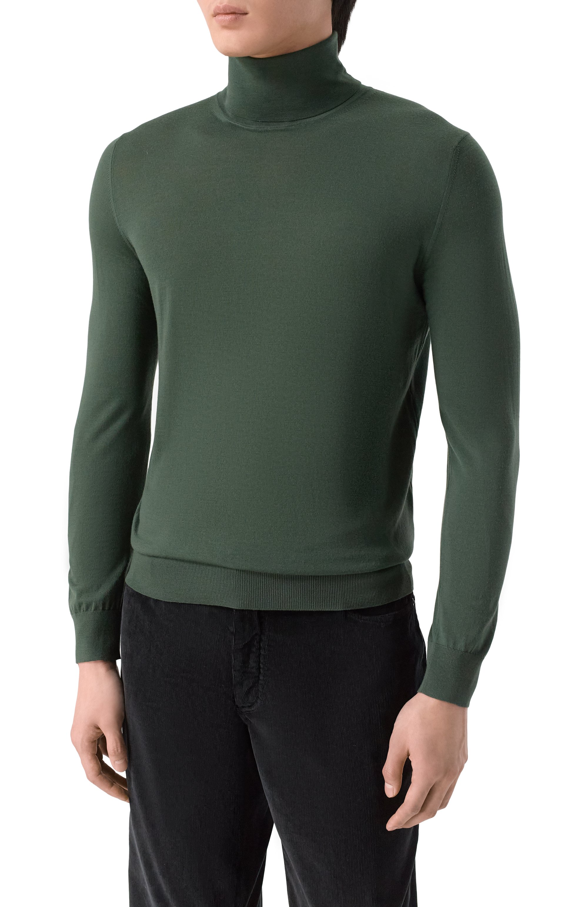 Шерстяная водолазка MVST зеленого цвета по цене 139500 руб., арт. M0-M25.1MM.K406/44-60, фото 3 Шерстяная водолазка MVST, арт. M0-M25.1MM.K406/44-60, фото 3