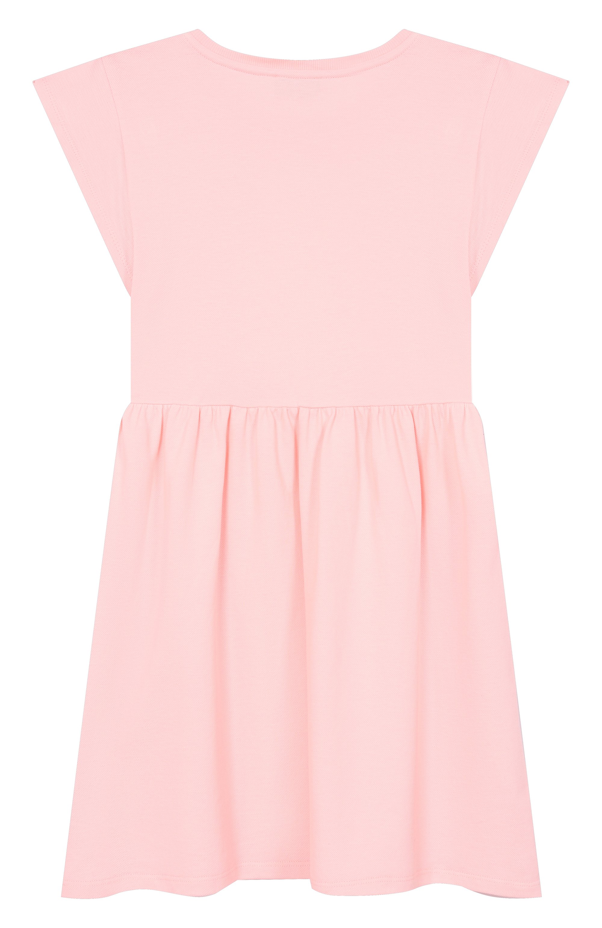 Хлопковое платье MOSCHINO светло-розового цвета по цене 17150 руб., арт. HDV0HQ/LFA06, фото 2 Хлопковое платье MOSCHINO, арт. HDV0HQ/LFA06, фото 2