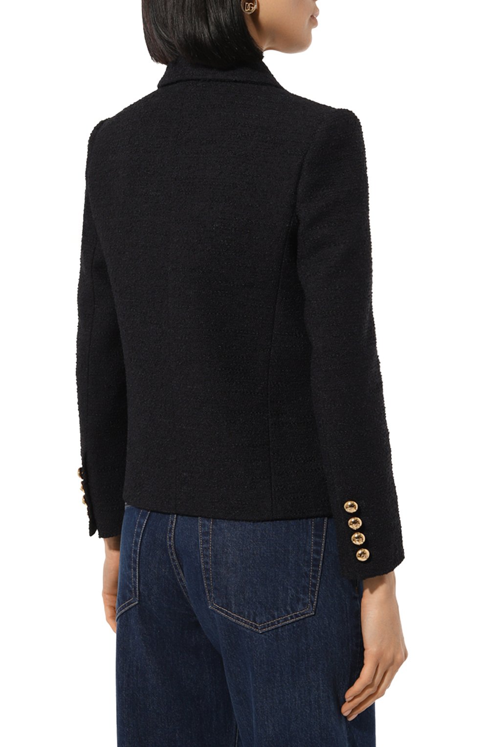 Жакет из хлопка и вискозы VALENTINO, арт. 5B3CE3907A6, фото 4