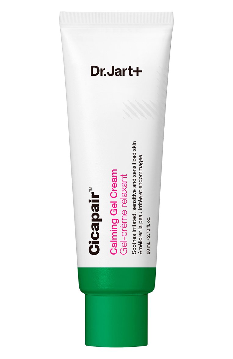 Ультра-легкий успокаивающий гель-крем антистресс cicapair (80ml) DR.JART+ бесцветного цвета, арт. 8809535807953 | Фото 1 (Тип продукта: Кремы; Назначение: Для лица; Нос: Не проставлено; Региональные ограничения белый список (Axapta Mercury): Не проставлено)