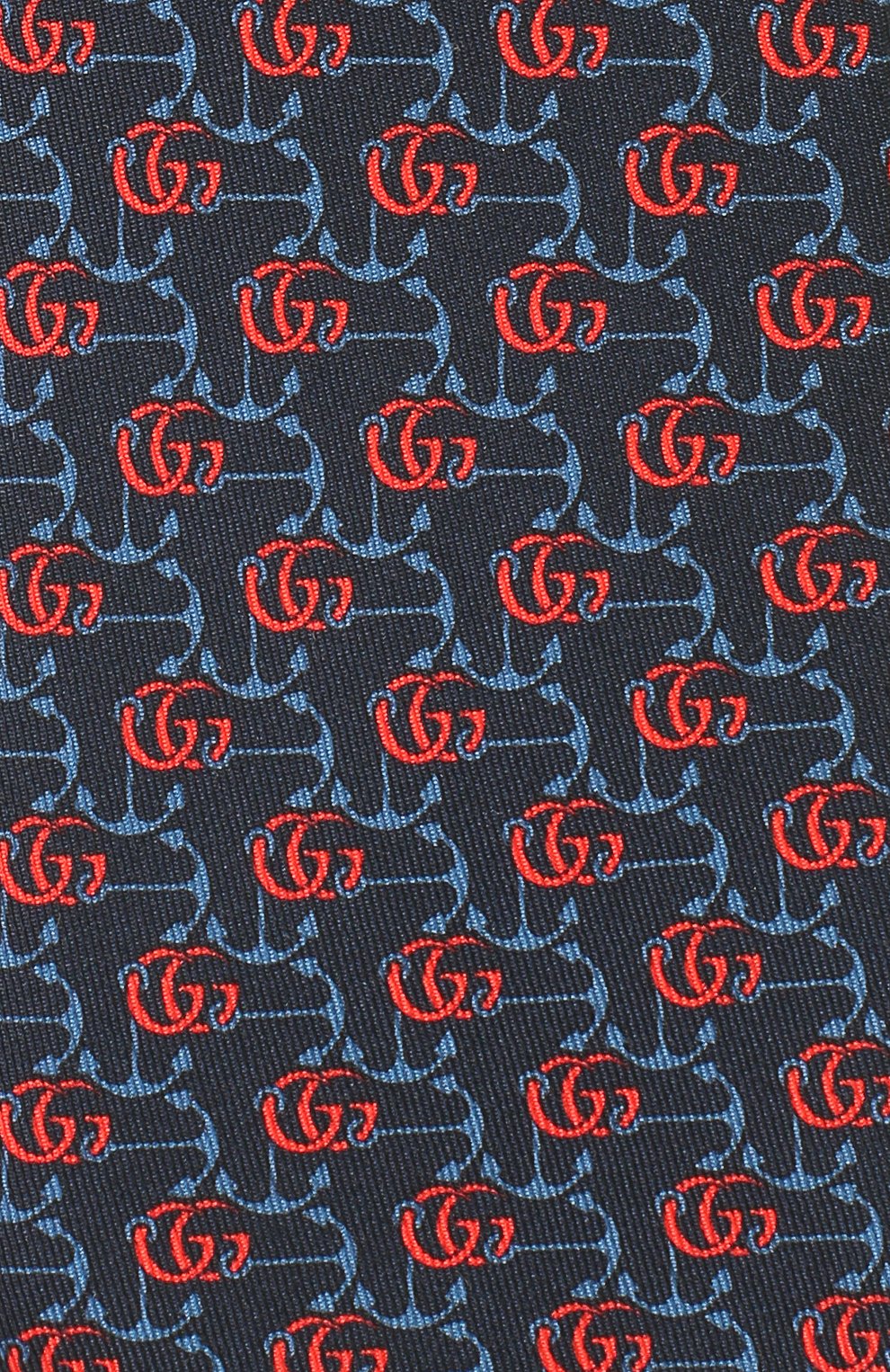 Шелковый галстук GUCCI синего цвета по цене 25920 руб., арт. 597234/4E001, фото 3 Шелковый галстук GUCCI, арт. 597234/4E001, фото 3