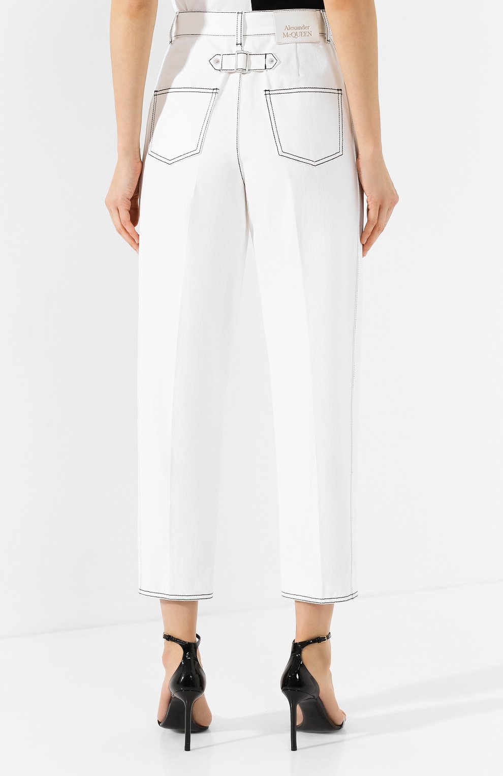 Джинсы ALEXANDER MCQUEEN, арт. 606178/QMAAU, фото 4