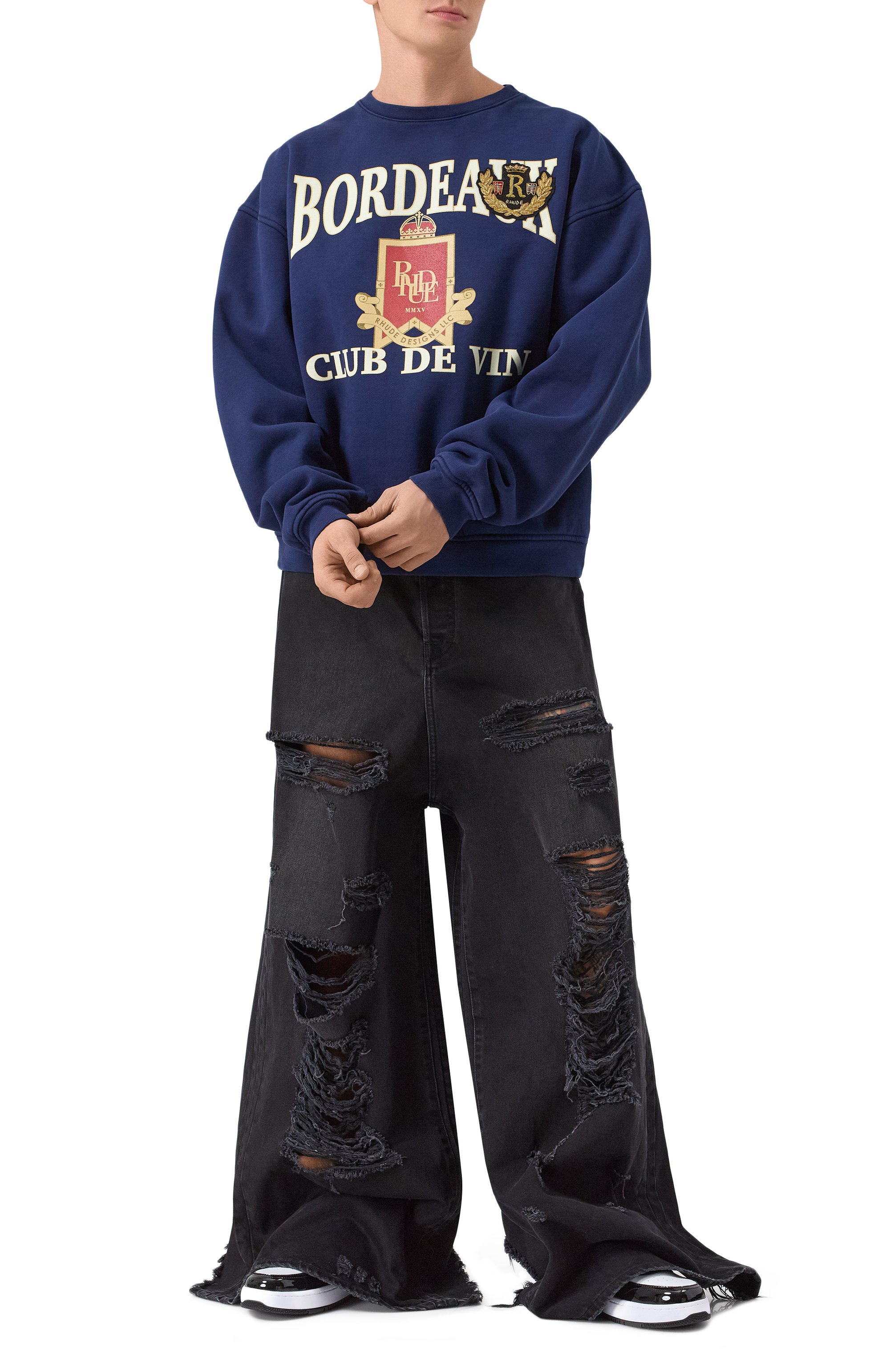  хлопковый свитшот RHUDE, арт. RHFW24ST04012, фото 2